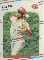 1988 Fleer Update Baseball Cards       086      Jose Rijo